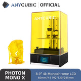 ANYCUBIC UV Resin LCD 3D Printer Photon Series Photon Mono X 6K Resin 3D Printers with 9.25&#39;&#39; 6K HD Monochrome Screen