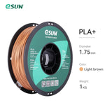 eSUN 3D Printer Filament PLA+ 1.75mm Dimensional Accuracy +/- 0.03mm 1KG (2.2 LBS) Spool 3D Printing Material For 3D Printers