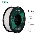 eSUN 3D Printer Filament PLA+ 1.75mm Dimensional Accuracy +/- 0.03mm 1KG (2.2 LBS) Spool 3D Printing Material For 3D Printers