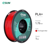 eSUN 3D Printer Filament PLA+ 1.75mm Dimensional Accuracy +/- 0.03mm 1KG (2.2 LBS) Spool 3D Printing Material For 3D Printers