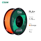 eSUN 3D Printer Filament PLA+ 1.75mm Dimensional Accuracy +/- 0.03mm 1KG (2.2 LBS) Spool 3D Printing Material For 3D Printers