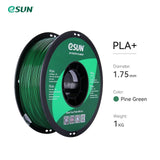 eSUN 3D Printer Filament PLA+ 1.75mm Dimensional Accuracy +/- 0.03mm 1KG (2.2 LBS) Spool 3D Printing Material For 3D Printers