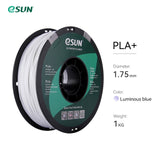 eSUN 3D Printer Filament PLA+ 1.75mm Dimensional Accuracy +/- 0.03mm 1KG (2.2 LBS) Spool 3D Printing Material For 3D Printers