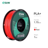 eSUN 3D Printer Filament PLA+ 1.75mm Dimensional Accuracy +/- 0.03mm 1KG (2.2 LBS) Spool 3D Printing Material For 3D Printers