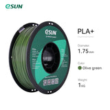 eSUN 3D Printer Filament PLA+ 1.75mm Dimensional Accuracy +/- 0.03mm 1KG (2.2 LBS) Spool 3D Printing Material For 3D Printers