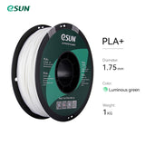 eSUN 3D Printer Filament PLA+ 1.75mm Dimensional Accuracy +/- 0.03mm 1KG (2.2 LBS) Spool 3D Printing Material For 3D Printers