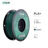 eSUN 3D Printer Filament PLA+ 1.75mm Dimensional Accuracy +/- 0.03mm 1KG (2.2 LBS) Spool 3D Printing Material For 3D Printers