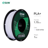 eSUN 3D Printer Filament PLA+ 1.75mm Dimensional Accuracy +/- 0.03mm 1KG (2.2 LBS) Spool 3D Printing Material For 3D Printers